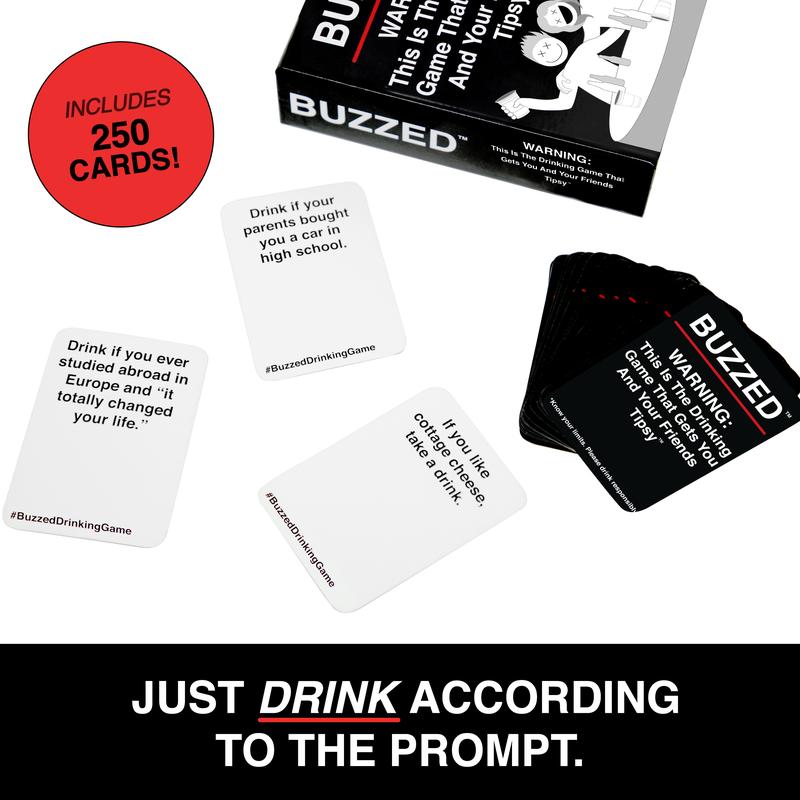 Buzzed - Viral Drinking Game for Parties and Kickbacks