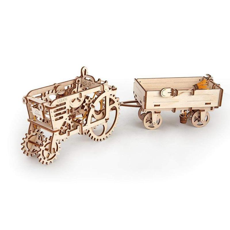 UGears Tractor (wooden material, games)