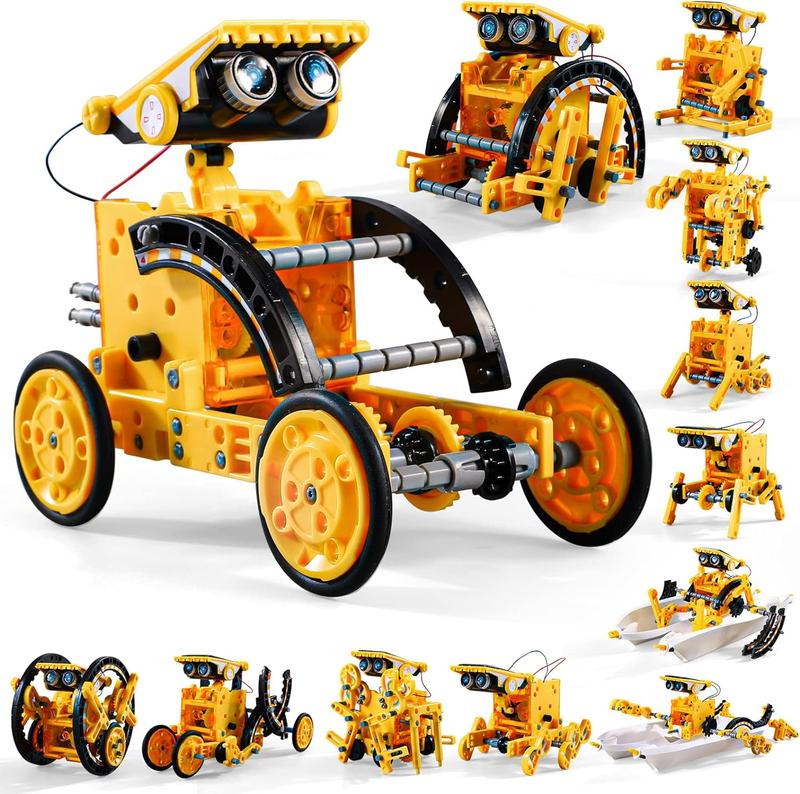 12-in-1 STEM Solar Robot Kit Toys Gifts, Educational Building Science Experiment Set Birthday