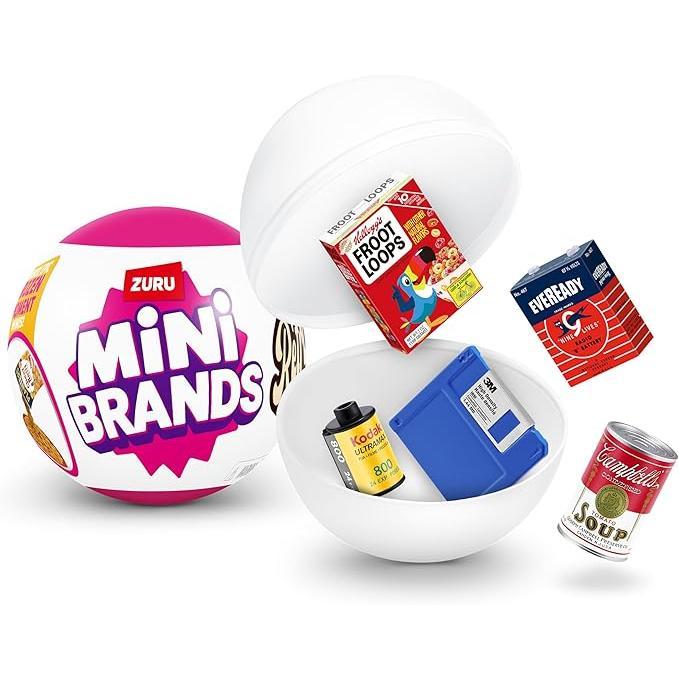 Zuru 5 Surprise Retro Grocery Mini Brands Series (Assorted Styles)