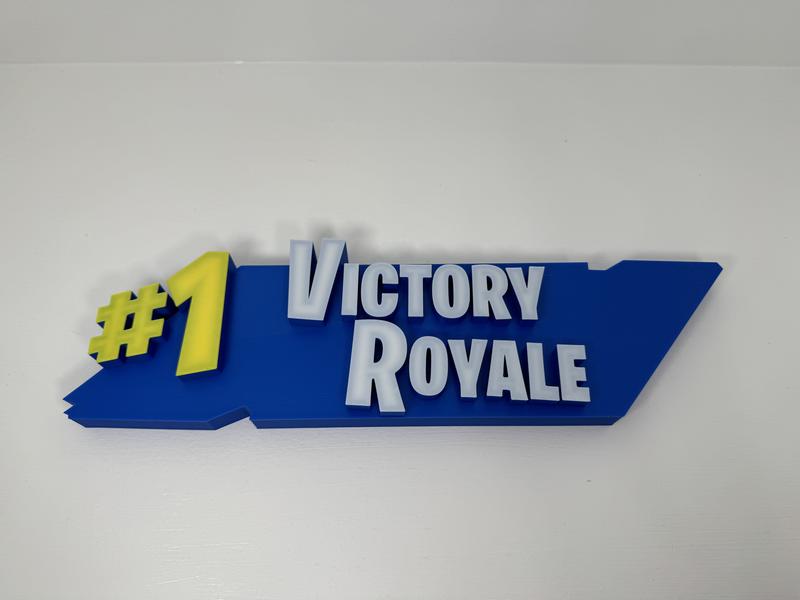 MASSIVE! Fort Victory Royale inspired - Medallion Co. - Game Hero Title - Gag Gift - Gift for Gamers - Fort Victory Plate