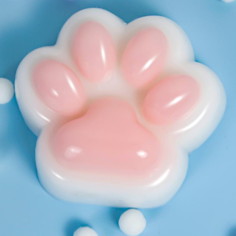 2025 Ultra Soft Sticky Catpaw Squishy Hand Made Cat Paws Squeezze Toys Stress Relief Toys Taba squishy Reliever for adult or kids cube toy