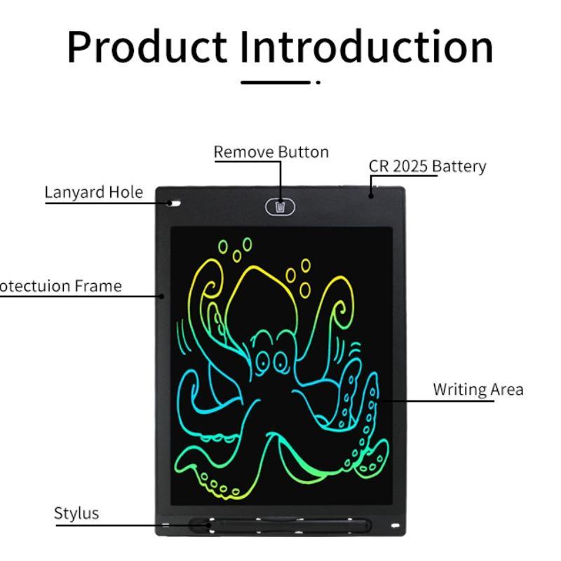 LCD Writing Tablet, Reusable Electronic Drawing Board Handwriting Tablet, Educational and Learning Toy for Kids, Kids Toys, Birthday Gifts