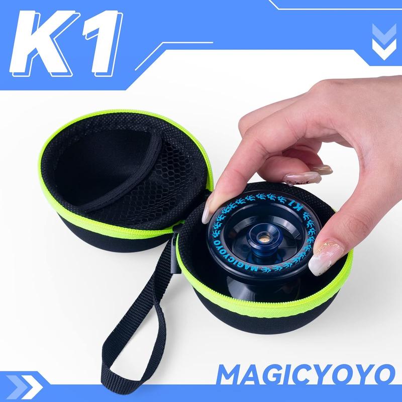 MAGICYOYO Responsive YoYo K1-Plus with Yoyo Bag + 12 Yoyo Strings and YoYo Glove Gift for Kids Beginners