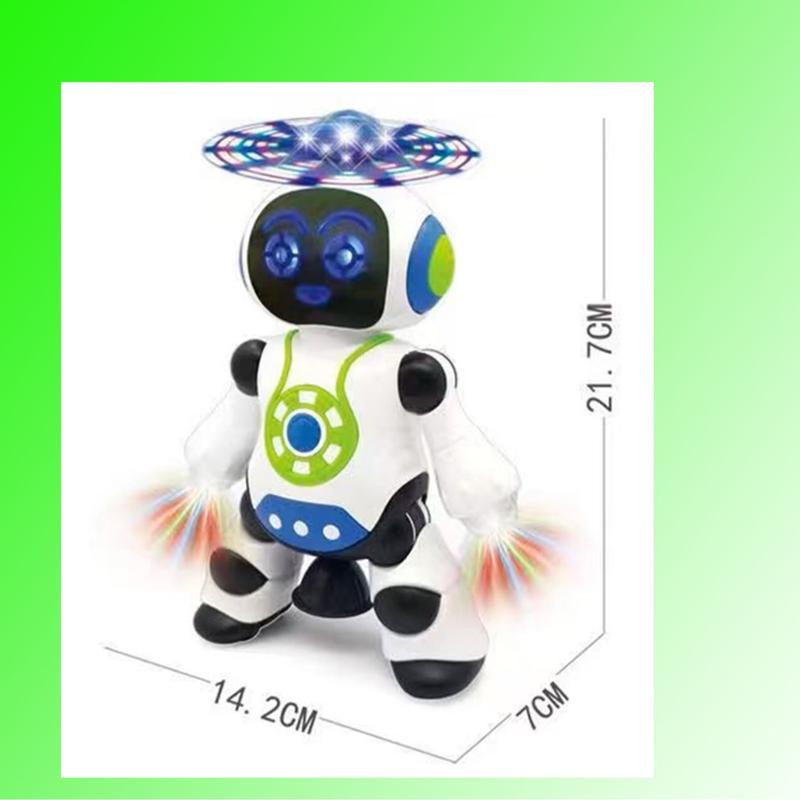 Electric Stepping Robot for Kids with Pop Dance Music and Light Patterns