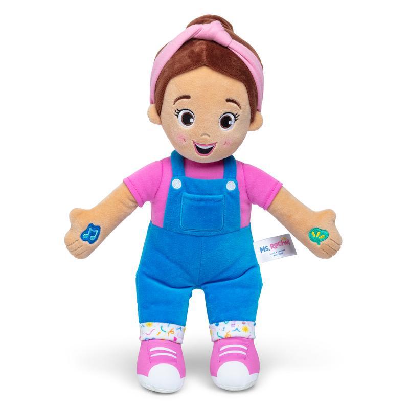 Ms Rachel Doll Talks and Sings, 12 Inch Interactive Musical Toy with 20+ Songs and Phrases, Kids Toy Gift for Boys and Girls Ages 6 Months to 3+