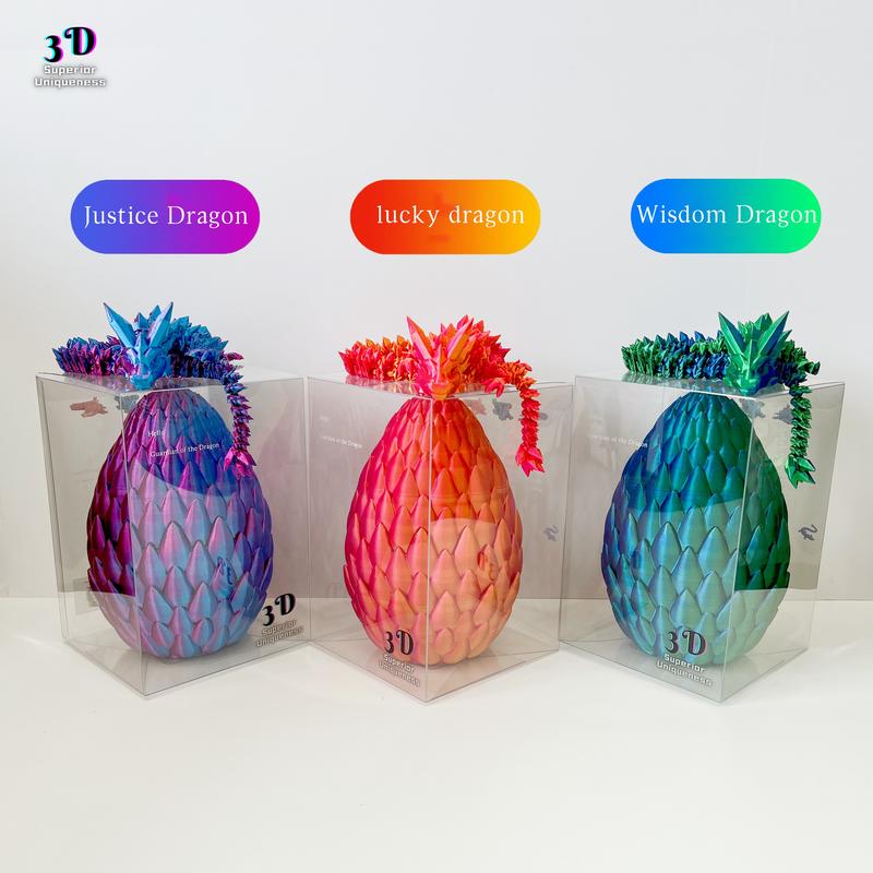 3D Dragon Egg - Year of the Dragon,ADHD, figurines, hobby collections.