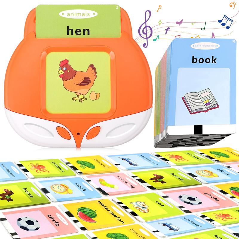 Talking Flash Cards Kids Learning Toys Sight Words Games English Educational Machine with 224 Sight Words