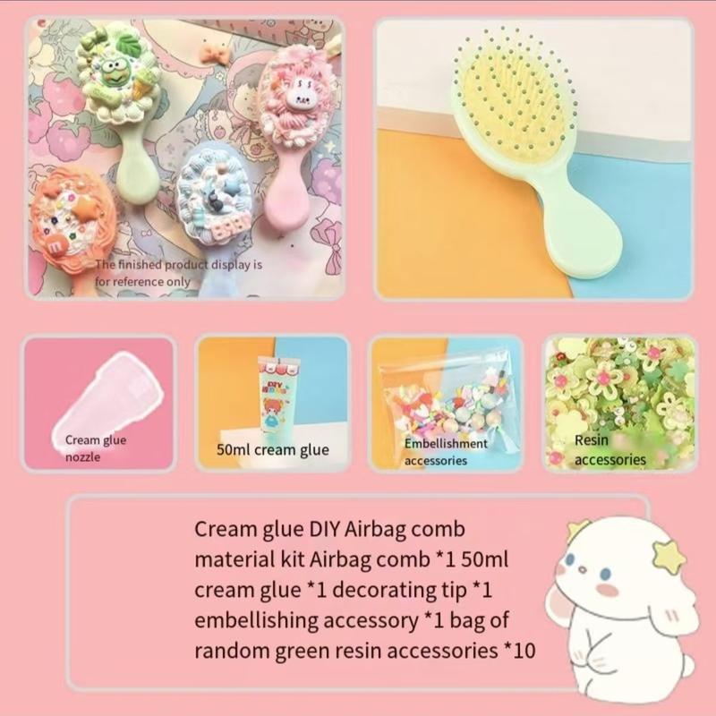 DIY cream glue small air cushion comb material package