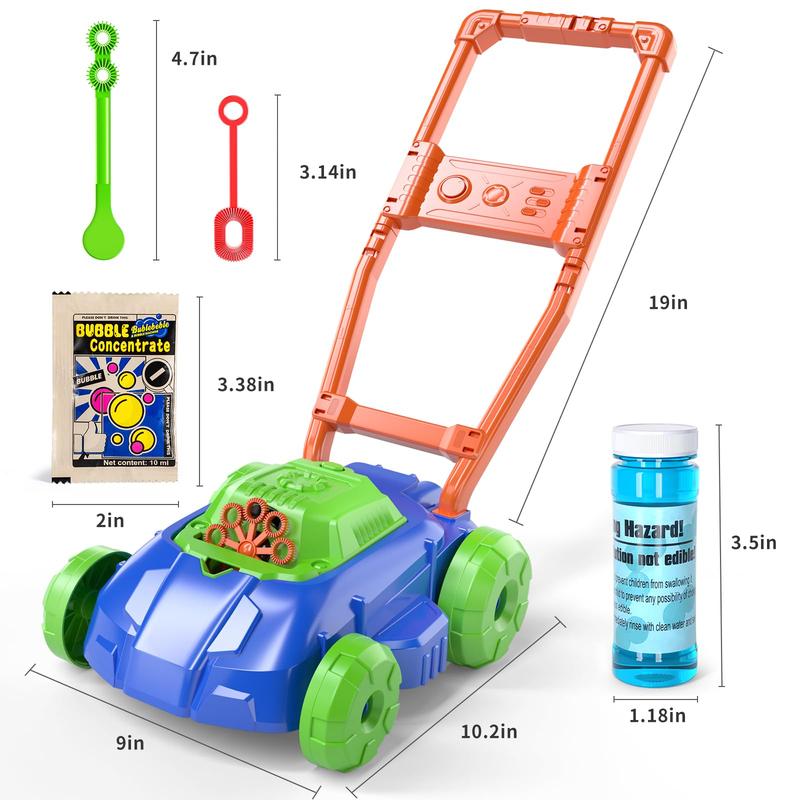 Bubble Lawn Mower , Bubble Machine, Outdoor Toys, Outside Toys Christmas, Easter Birthday Gifts for Preschool