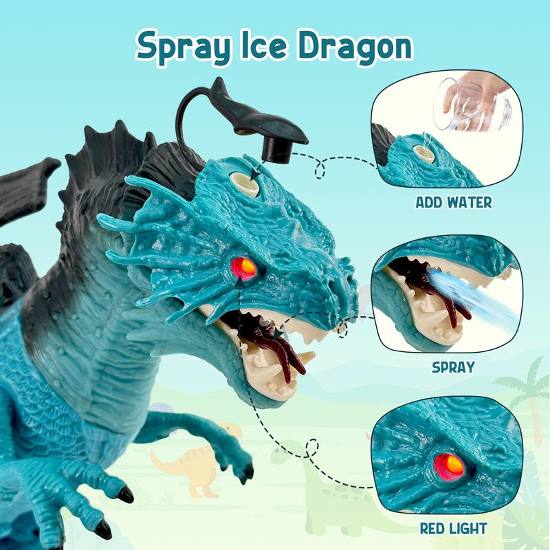 Realistic Frostbite Dragon Remote Control Dragon toy For kids easter day gift dragon year toy