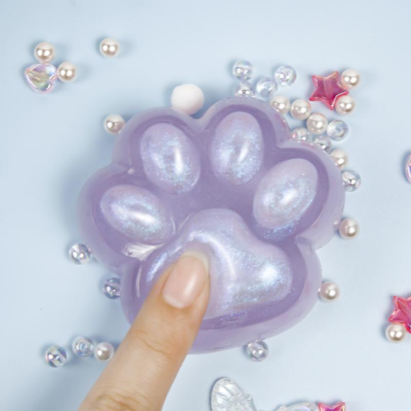 2025 Ultra Soft Sticky Catpaw Squishy Hand Made Cat Paws Squeezze Toys Stress Relief Toys Taba squishy Reliever for adult or kids cube toy