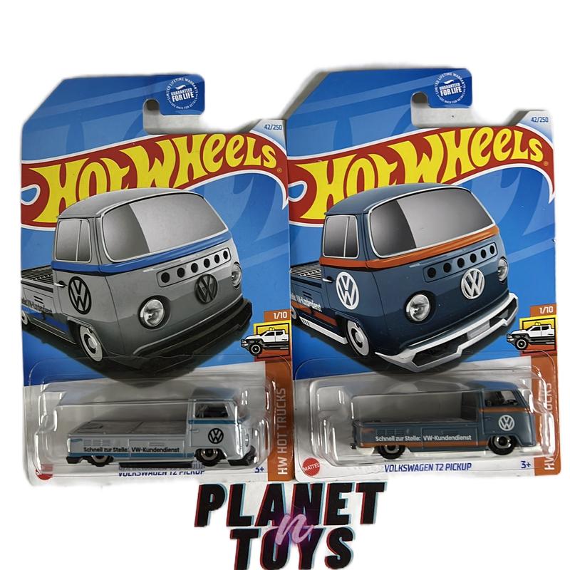 Hot Wheels Volkswagen T2 Pickup Diecast Car - 1:64 Scale