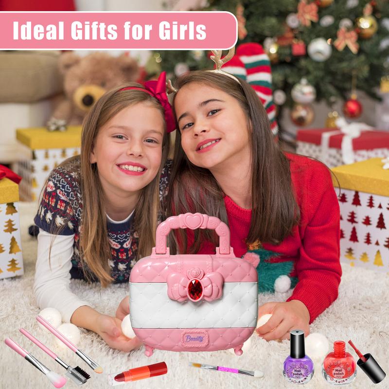 Kids Makeup Kit Girl Toys - Washable Real Kids Makeup Sets for Girl, Girls Makeup Set Kids Toys for Little Girls Toddler, Christmas-Birthday-Gifts-Ideas-Toys Age 3 4 5 6 7 8 9 10