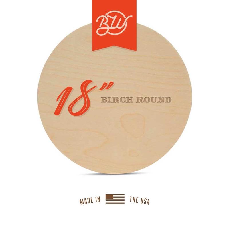 20 pack of 18inch BIRCH PLYWOOD ROUNDS