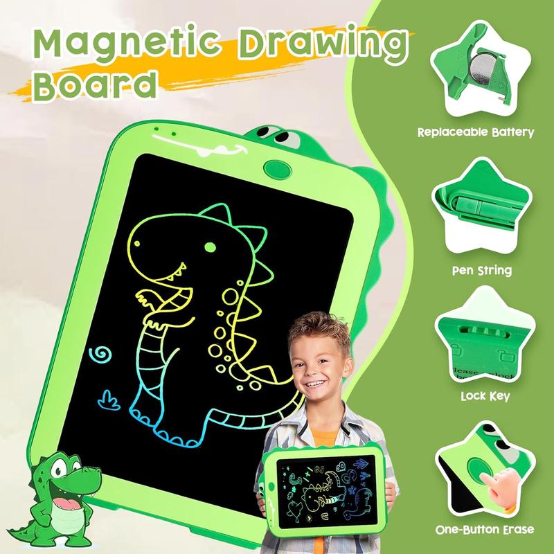 LCD Writing Tablet for Kids, Colorful Toys Drawing Board, Educational Kid Toys, Doodle Pad Dinosaur Toys for 2 3 4 5 6 7 8 Year Old Boys Girls Birthday Party Christmas Gifts,8.5inch