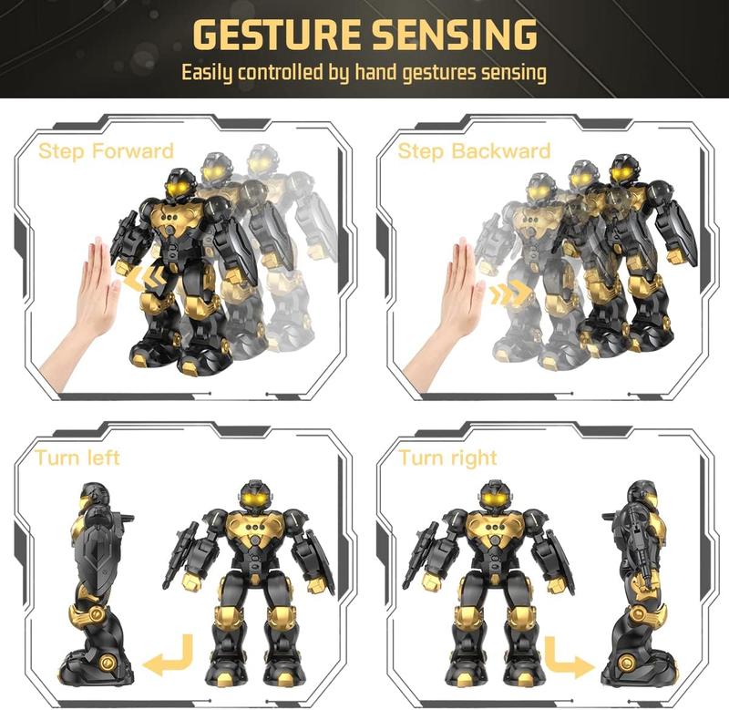 Gesture Sensing RC Robot Toy for Kids Ages 5-7 | Programmable and Interactive | Perfect Christmas Birthday Gifts for Boys and Girls