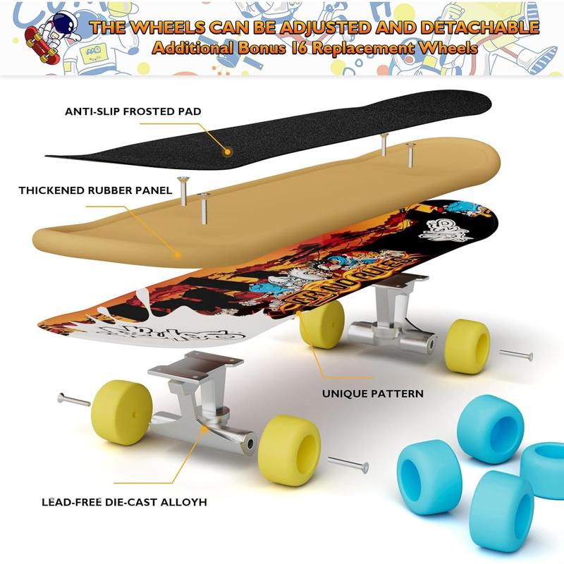 Finger Skateboard Ramp 20 PCS Set - Fingerboard Skate Park Kit, Mini Finger Toy Set with Fingerboards Bike Scooters Mini Short Finger Skateboard Ramp Decks for Kids Birthday Gift