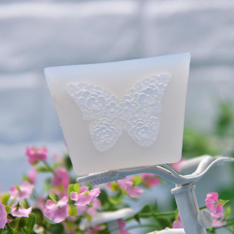 Flower Butterfly Shaped Silicone Mold, Floral Butterfly Silicone Soap Mold, DIY Candle Mold Soap Making Mold, Candle Making Tool