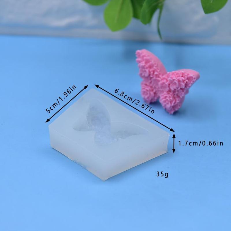 Flower Butterfly Shaped Silicone Mold, Floral Butterfly Silicone Soap Mold, DIY Candle Mold Soap Making Mold, Candle Making Tool