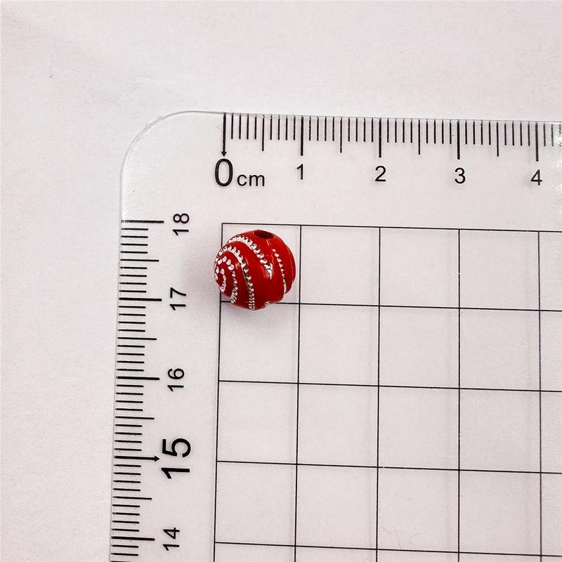 8mm 100 Pcs DIY  Accessories Acrylic Rhinestone Spacer Beads Loose Beads Jewelry Making