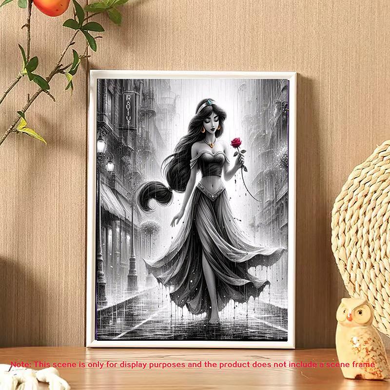 Disney Princess Pattern DIY Diamond Arts Colorful Painting Kit without Frame, DIY 5D Diamond Arts Colorful Painting Kit, Wall Art Decor for Home