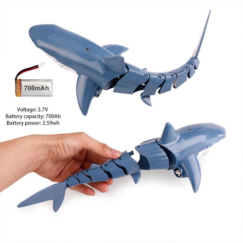 Remote Control Electric Shark Toy, Creative Animals Water Toy with Diving Light, Outdoor Toy for Swimming Pool, Interesting Gifts, Back To School, Outdoor Play Sets, Birthday Gifts