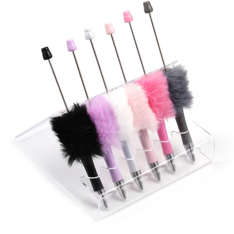 5pcs Fluffy Pen colorful for DIY making