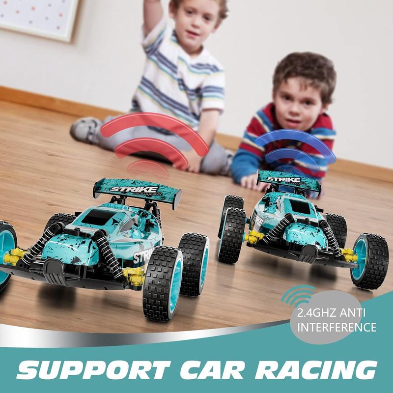 RC Car Remote Control Car for Kids, 1:18 Scale 20 KM H 2WD Offroad Buggy, 2.4GHz RC Racing Car with 50-Min Playtime, Toys Gifts for Boys & Girls