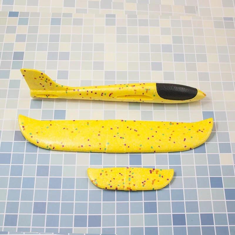 5 6 10pcs lot 48CM Hand Throw Airplane EPP Foam Launch Fly Glider Planes Model Aircraft Outdoor Fun Toys for Children Party Game