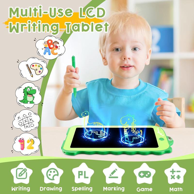 LCD Writing Tablet for Kids, Colorful Toys Drawing Board, Educational Kid Toys, Doodle Pad Dinosaur Toys for 2 3 4 5 6 7 8 Year Old Boys Girls Birthday Party Christmas Gifts,8.5inch