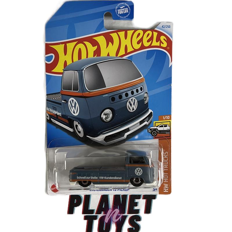 Hot Wheels Volkswagen T2 Pickup Diecast Car - 1:64 Scale