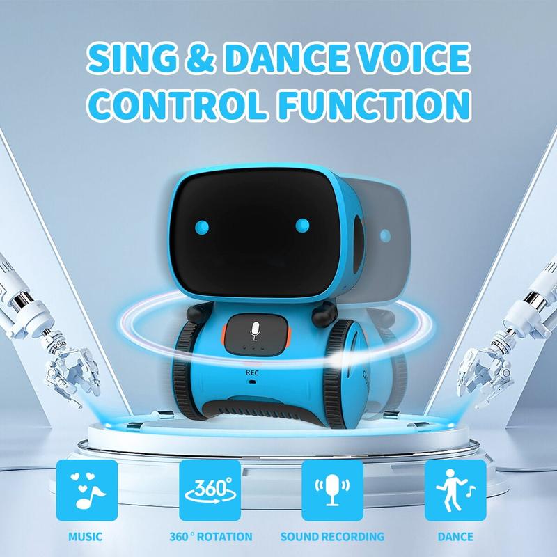 Robot Toy for Kids, Touch Voice Controlled Robot that Walks Talk, Birthday Gifts for 3+ Year Old Boys Girls kids toys