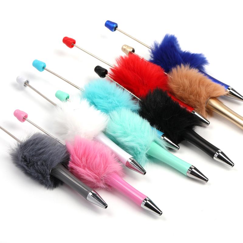 5pcs Fluffy Pen colorful for DIY making