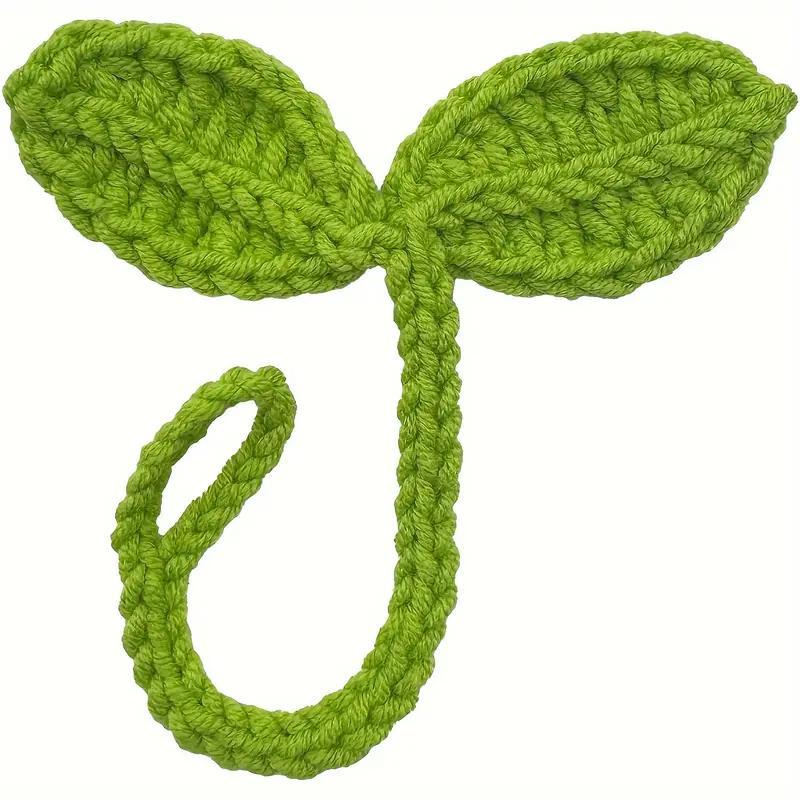 Handmade Crochet Leaf Design Crochet Kit, 1 Count Multifunctional Crochet Accessories, DIY Craft, Unique Earphone Accessories