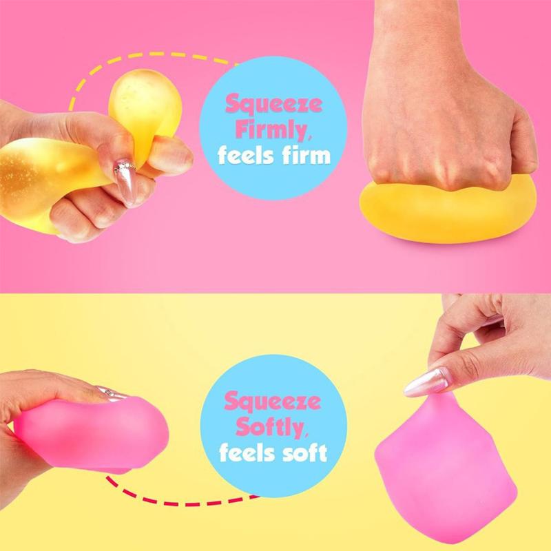 [Angerbaby ]-Ice Stress Cube Squishy  Stress Relief Chilren Mucle Grip Strength Training Taba Taba Squishy ,Squishy, Sqeezy, Stretchy Stress Ball cube toy