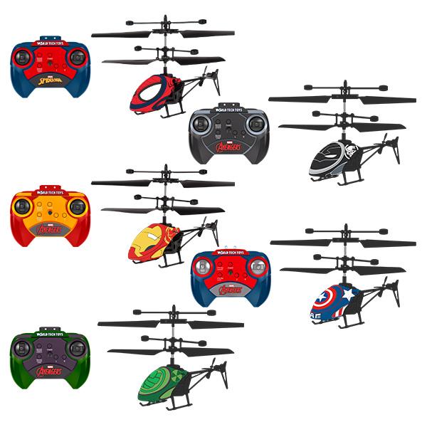 Marvel Licensed Spider-man Iron Man Hulk Captain America or Black Panther Remote Control RC Helicopter