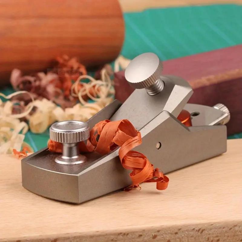 Mini Aluminum Alloy Manual Plane, 1 Count Handheld Woodworking Plane, DIY Woodworking Tool, European Plane, Bottom Edge Woodworking Tool