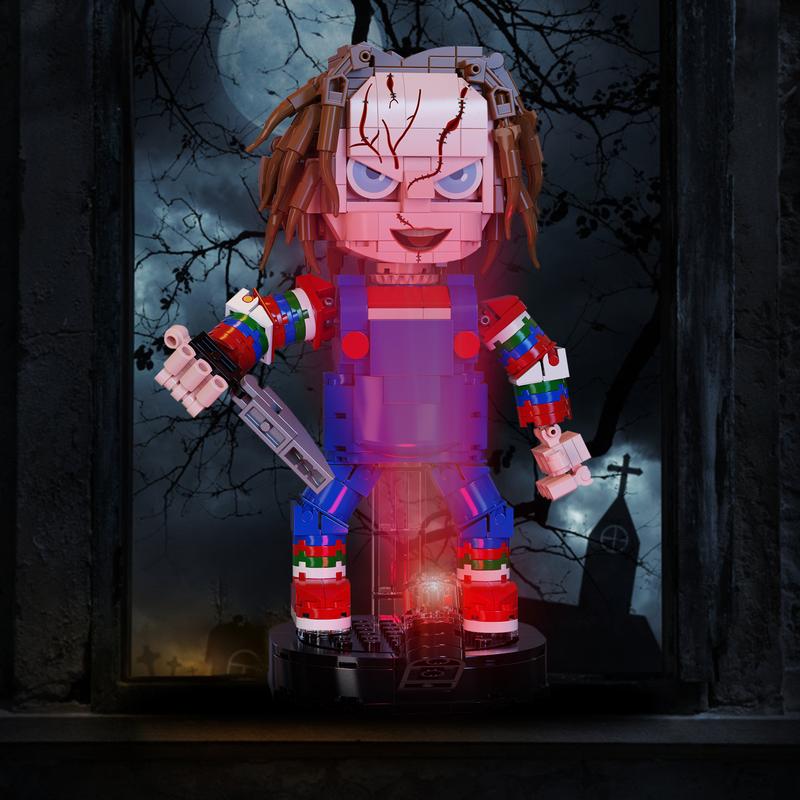 Horror Murders Doll Building Blocks Set, Perfect Halloween Toys and Gifts for Fans and Kids (494 pcs)