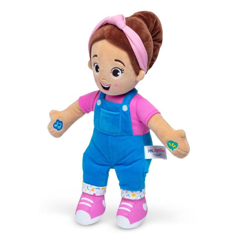 Ms Rachel Doll Talks and Sings, 12 Inch Interactive Musical Toy with 20+ Songs and Phrases, Kids Toy Gift for Boys and Girls Ages 6 Months to 3+