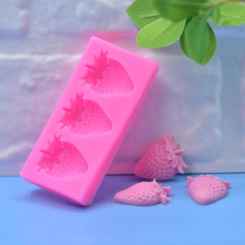 Strawberry Shaped Silicone Mold, DIY Candle Soap Making Mold, DIY Candle Soap Making Tool, Soap Making Accessories