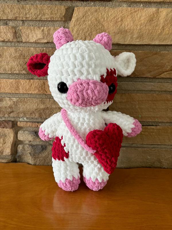 Crochet Colored Cows with Limited Edition Monthly Themes