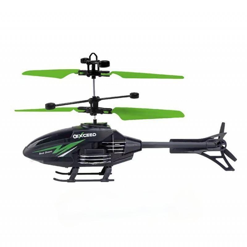 Intelligent induction helicopter, gesture remote control aircraft hovering takeoff, LED light, flying toy, a gift for boys girls,  adults