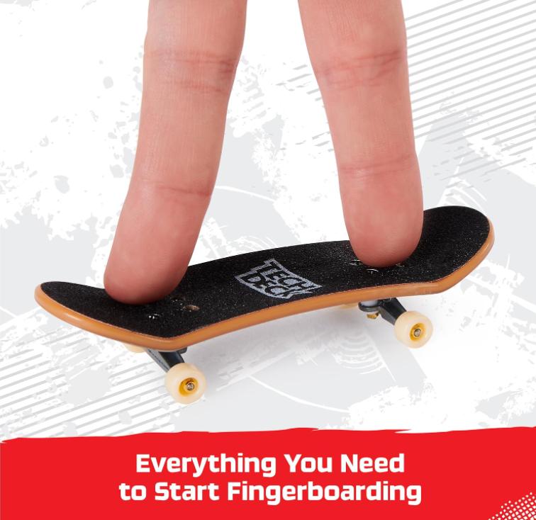 TECH DECK, Ultra DLX Fingerboard 4-Pack, Real Skateboards, Collectible and Customizable Mini Skateboards, Kids Toys for Ages 6 and up