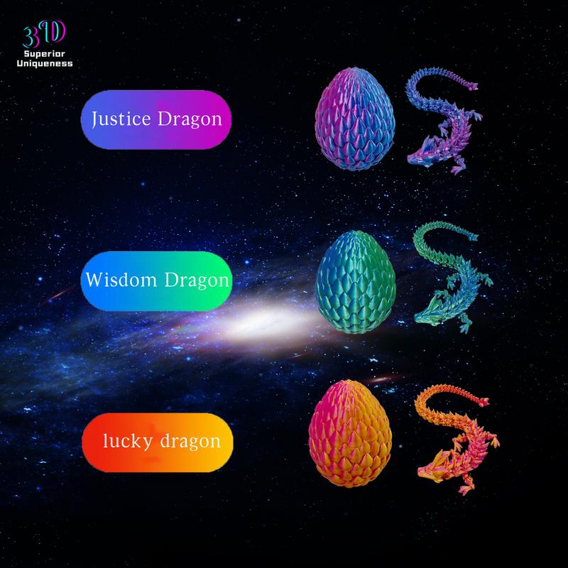 3D Dragon Egg - Year of the Dragon,ADHD, figurines, hobby collections.