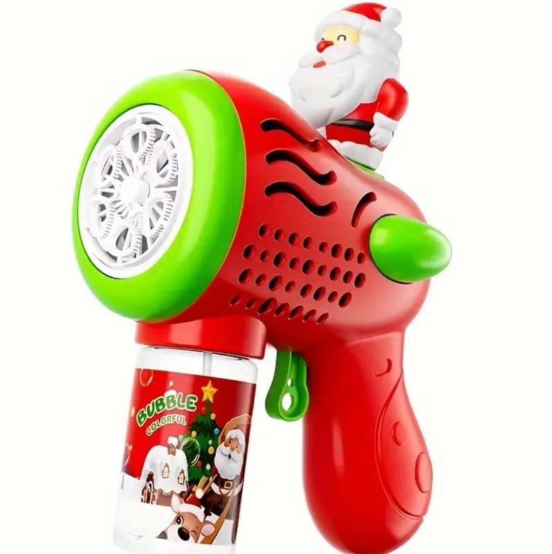 Santa bubble machine christmas party great gift for kids bubble blaster