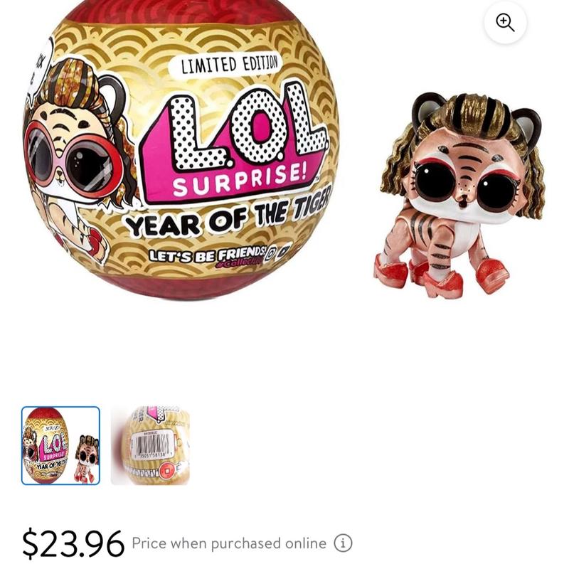 Lol, surprise year of the tiger edition ball