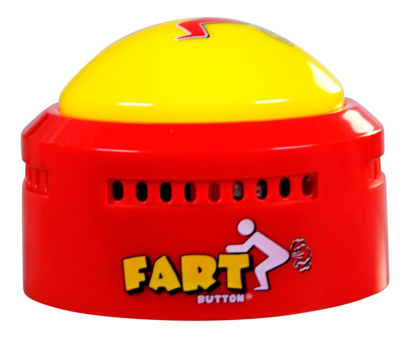 Talkie Toys Products Fart Button – 20 Funny Fart Sounds - Hilarious Talking Toy for Fart Games, Fart Trivia, Office Humor, Stress Relief and More