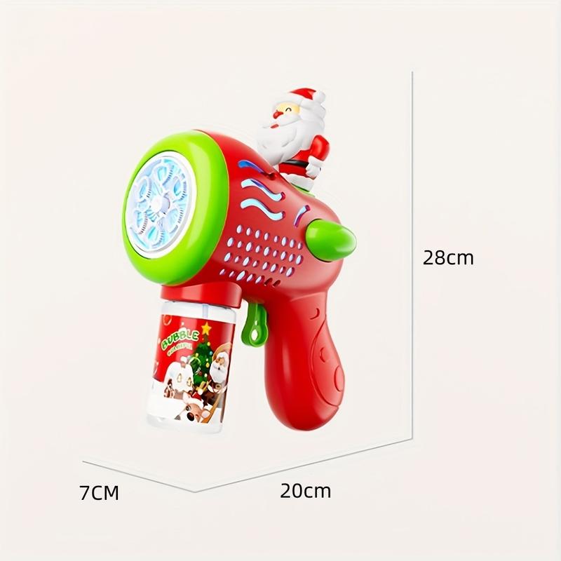 Santa bubble machine christmas party great gift for kids bubble blaster