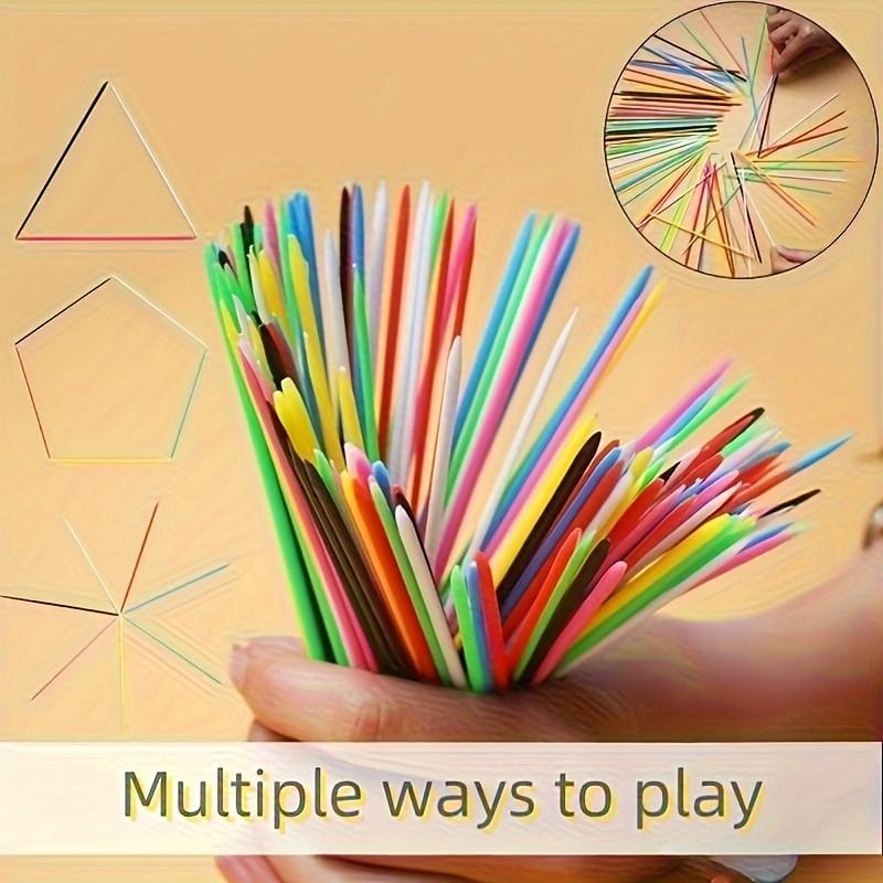 100 pieces pick up stick Pick up toy Classic Pick up stick Colorful plastic pick up stick Small stick Pick up stick Classic game suitable for family entertainment games